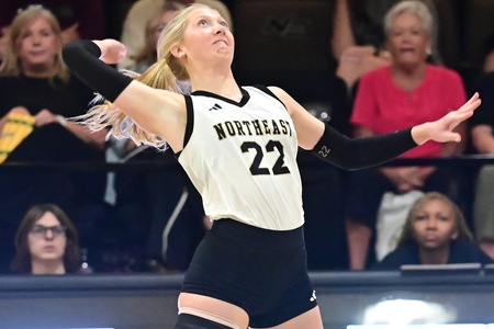Fourteen aces power Northeast volleyball past Coahoma