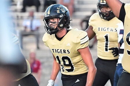 Northeast football player Jeb Bolen