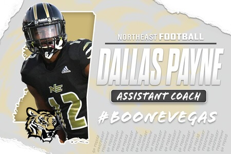 Former Tiger Dallas Payne returns to coach Northeast running backs and tight ends