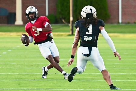 Northeast closes preseason scrimmage with balanced showing at Meet the Tigers